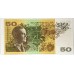 AUSTRALIA 1990 . FIFTY 50 DOLLAR BANKNOTE . ERROR . MIS-MATCHED SERIALS
